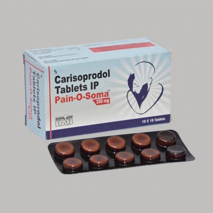 Pain-O-Soma 350mg (Carisoprodol) | Advanced Clinical Muscle Relaxant Buy Soma 350mg Online