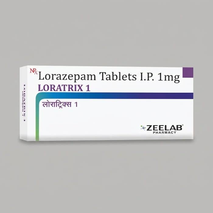Loratrix 1mg (Lorazepam) | Fast-Acting Clinical Anxiety Relief Buy Lorazepam 1mg Online - Secure Telehealth Prescription Processing for Anti-Anxiety Medication