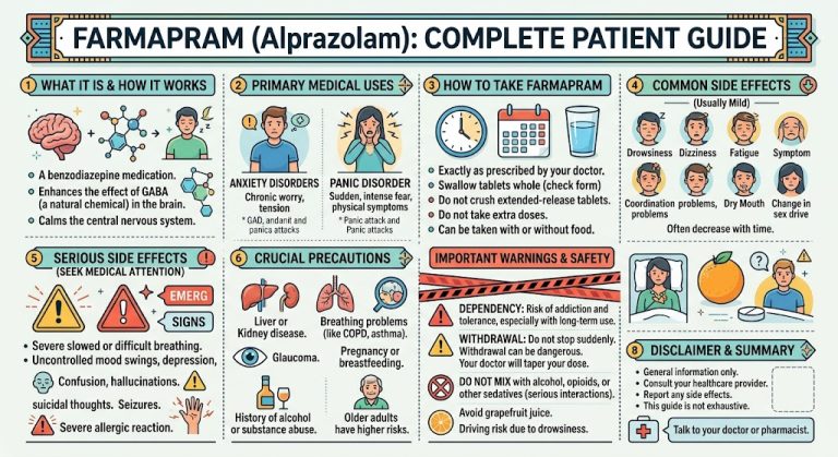 Farmapram (Alprazolam): Complete Patient Guide