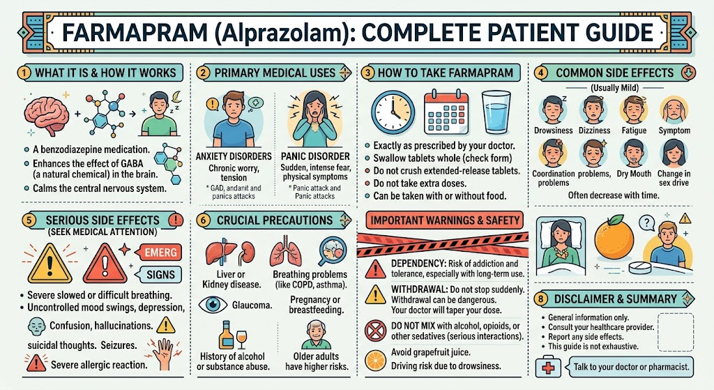 Farmapram (Alprazolam): Complete Patient Guide
